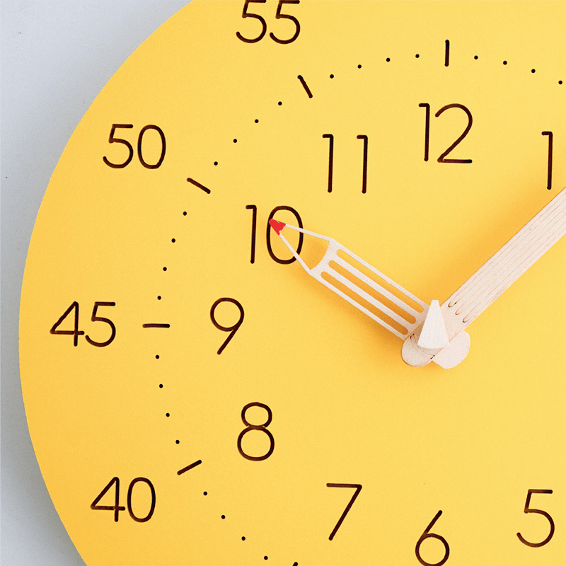 ColorTick | Levendige Geluidsloze Analoge Wandklok - Stijlvol en Functioneel Decor