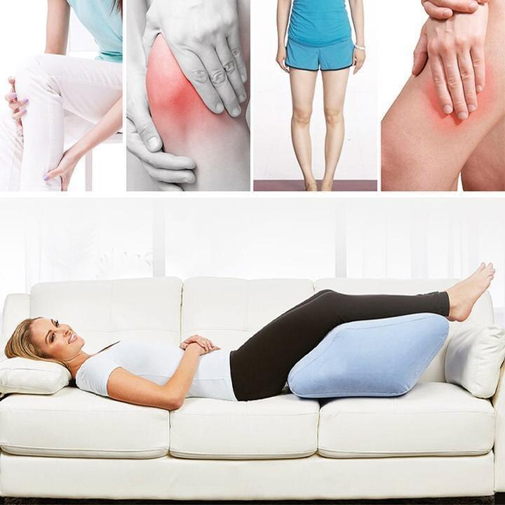 LegLift | Opblaasbaar beenverhogingskussen – orthopedisch kussen ter ondersteuning van knieën en rugpijn
