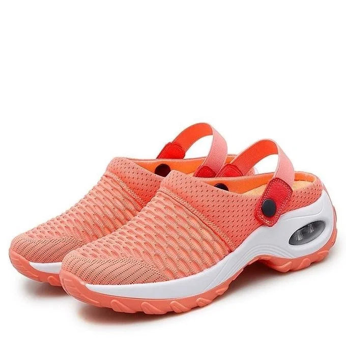ComfyClog | Orthopedische Damesklompen met Luchtgepolsterde Zool – Ademend Mesh Slip-On