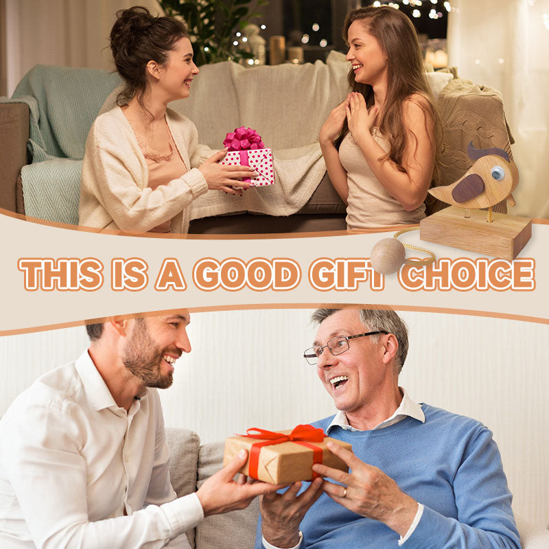 TapNest | Woodpecker Wooden Doorbell – Decorative Home & Café Doorbell