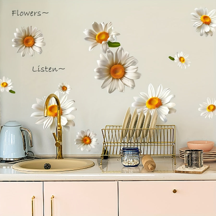 BloomWall | Zelfklevende Muurstickers voor Keuken & Eetkamer – Margriet Bloemdecoratie
