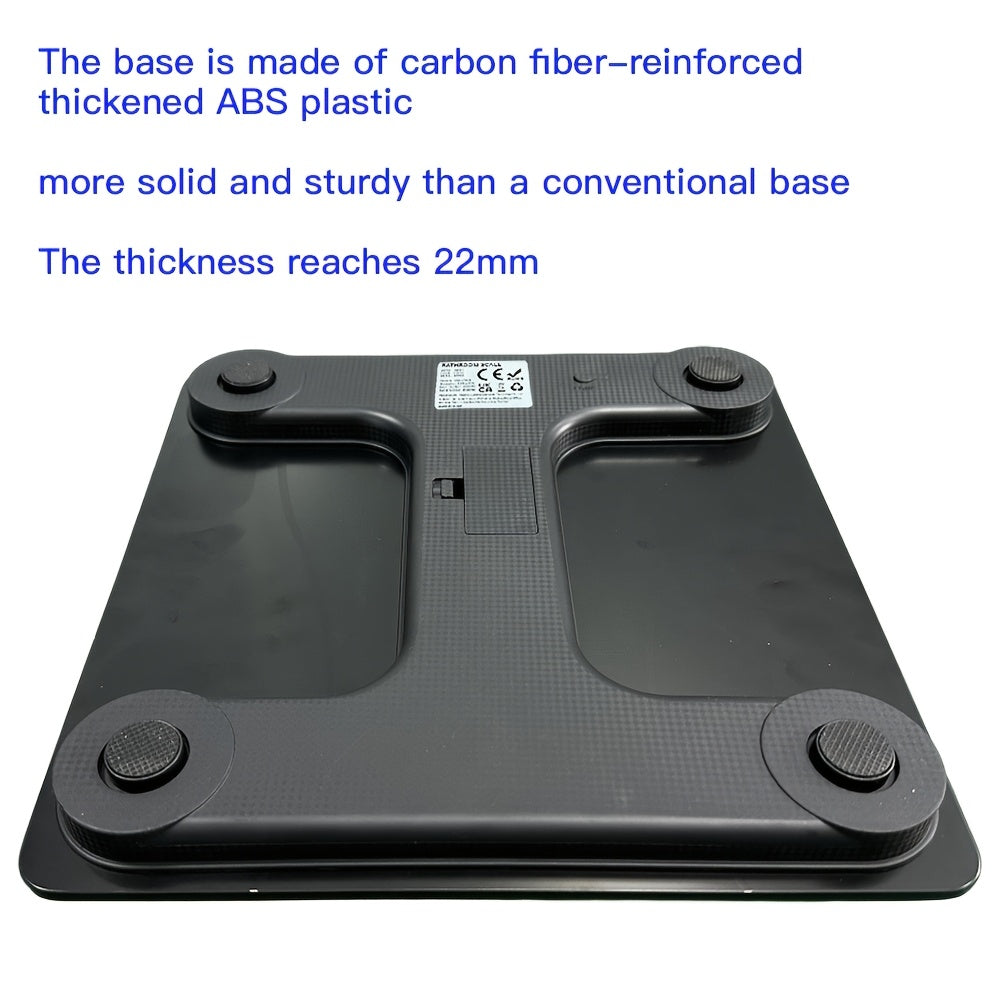 SmartWeigh | Elektronische Badkamerschaal met Hoge Precisie – LED Display, Temperatuurweergave
