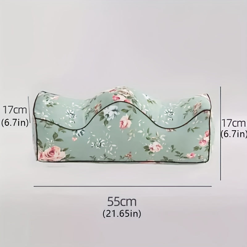 RestRise | Grijs bloemenpatroon beenkussen voor voetverhoging en comfort