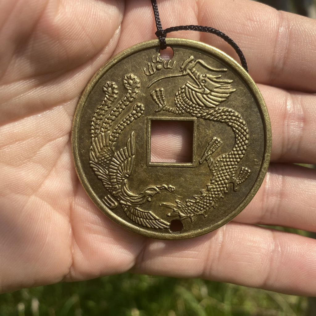 ChimeLuck | Koperen windgong - metalen & houten gelegeerde buisklokken, gelukkige Feng Shui tuindecoratie