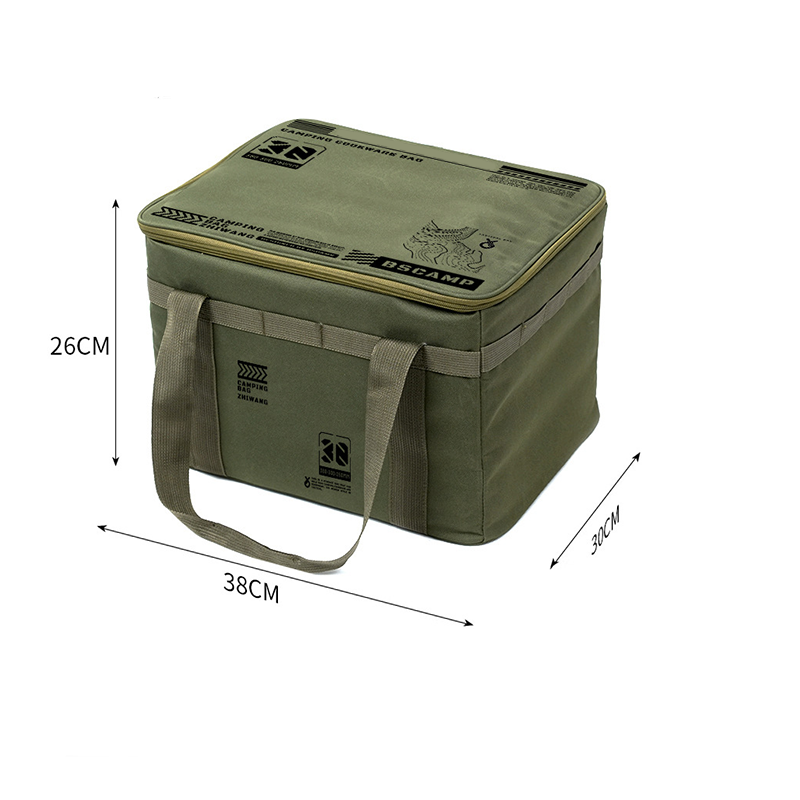 CampTote | 30L Campingtas – Waterdicht, Duurzaam Keukengerei Organizer, Reistas, Voor Outdoor
