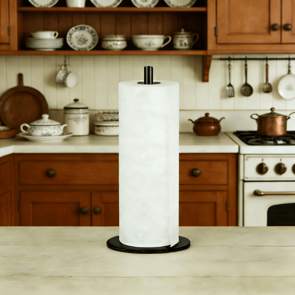 SleekRoll | Roestvrijstalen keukenrolhouder – Organizer voor keukenrollen
