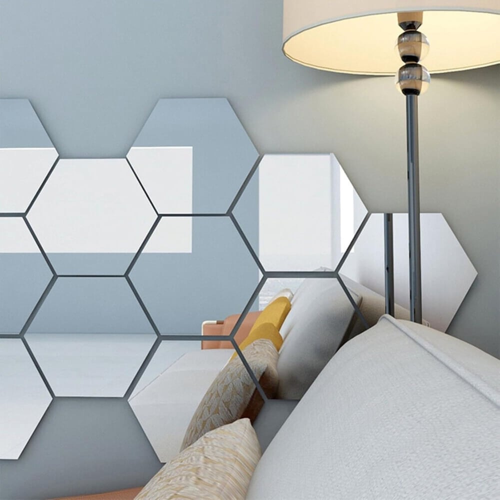 Reflectra | Flexibele acryl spiegel muursticker – onbreekbaar, doe-het-zelf, kindveilig