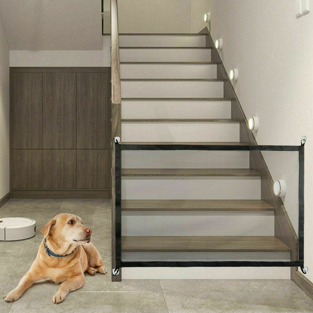 PetGuard | Draagbaar veiligheidshek voor honden, katten en baby's – Gaashek voor trappen en deuren