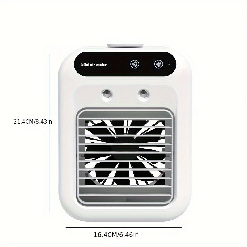 ChillAir | USB mini-airconditioningventilator - Draagbare Koude Ventilator & Nevelkoeling