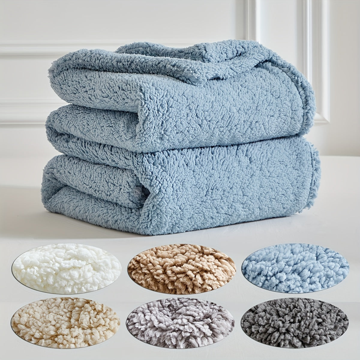 Snugglefy | Ultrazachte sherpa fleecedeken – warm, knus, omkeerbaar, machinewasbaar voor op de bank en in bed