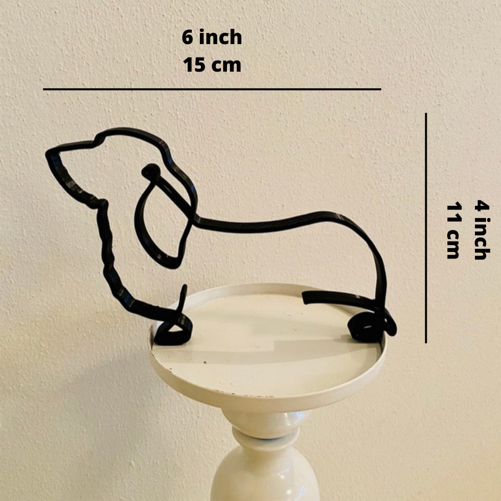 Petrix | IJzeren hond- en kattensculpturen – Decoratieve metalen dierenbeeldjes voor huis en tuin