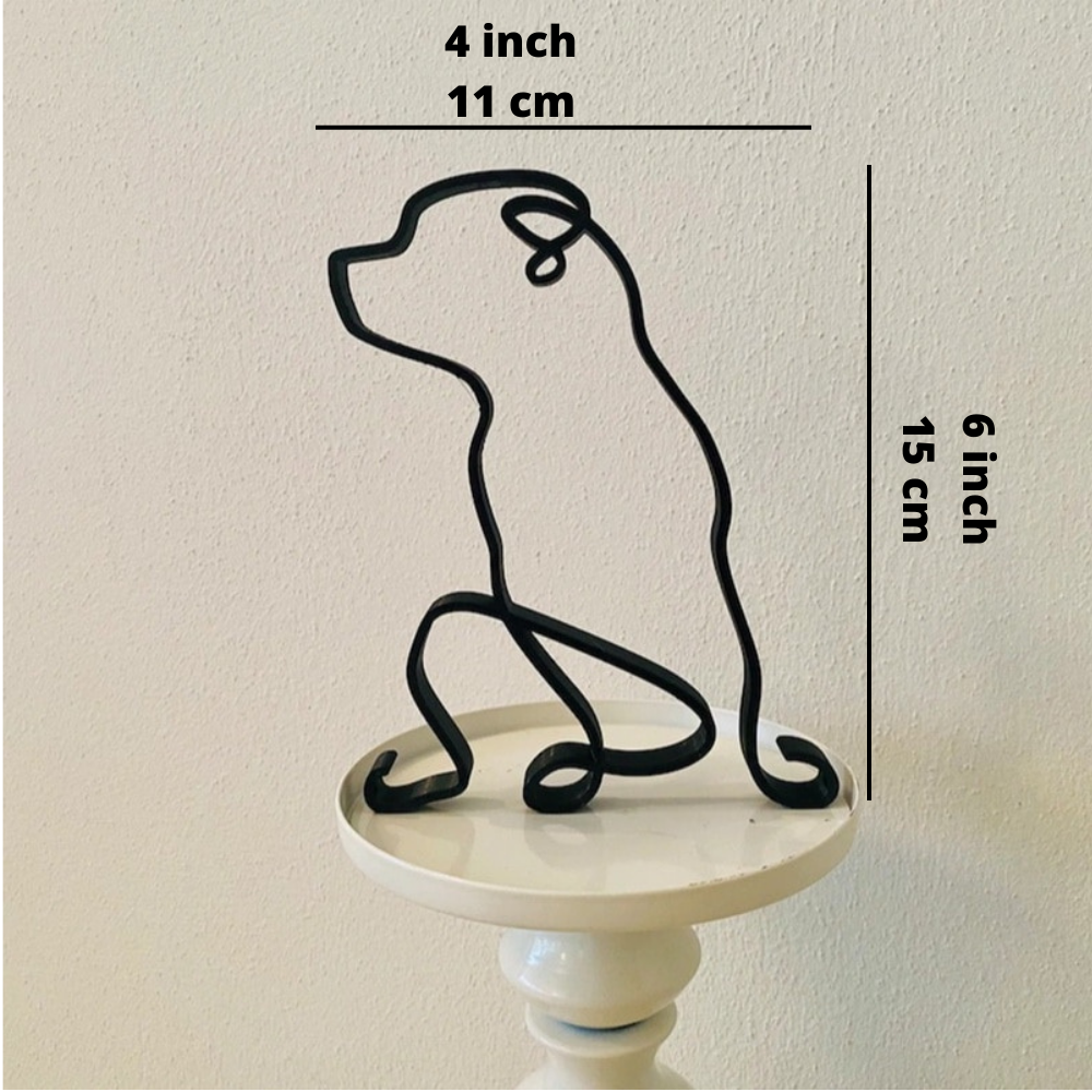 Petrix | IJzeren hond- en kattensculpturen – Decoratieve metalen dierenbeeldjes voor huis en tuin