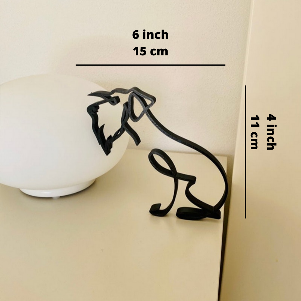 Petrix | IJzeren hond- en kattensculpturen – Decoratieve metalen dierenbeeldjes voor huis en tuin