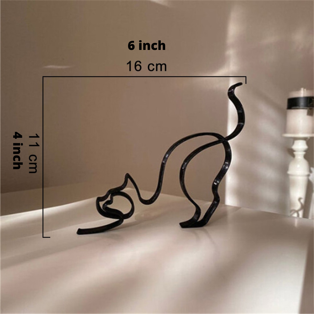 Petrix | IJzeren hond- en kattensculpturen – Decoratieve metalen dierenbeeldjes voor huis en tuin