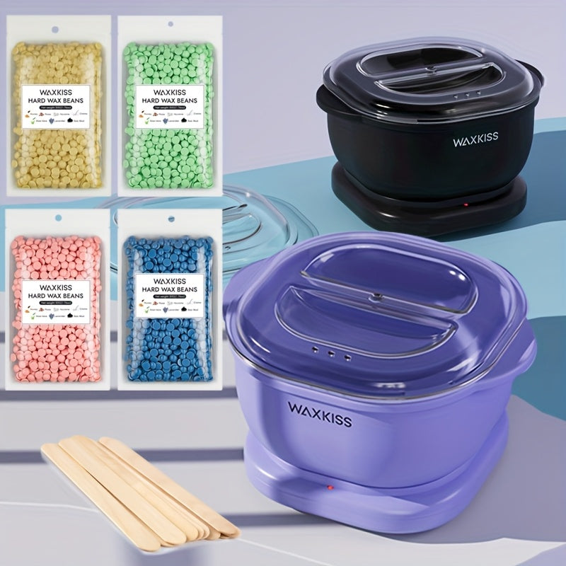 Waxora | Draagbare Wax Warmer Kit - 500ml Silicone Ontharingsverwarmer voor ontharing