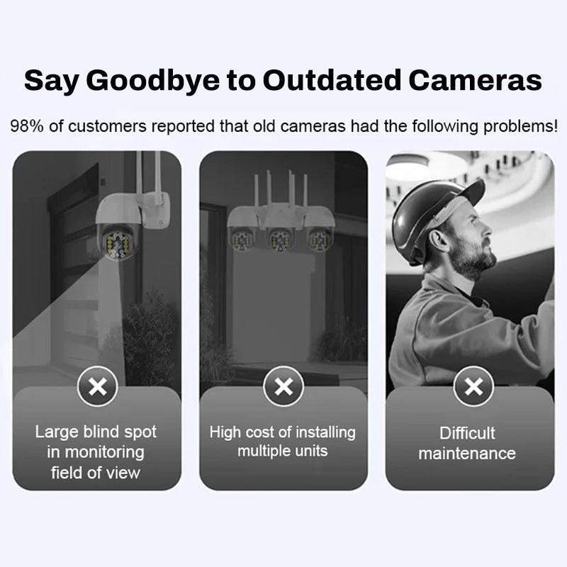 GuardLens | Draadloze 1080p-beveiligingscamera met nachtzicht voor thuis en buiten