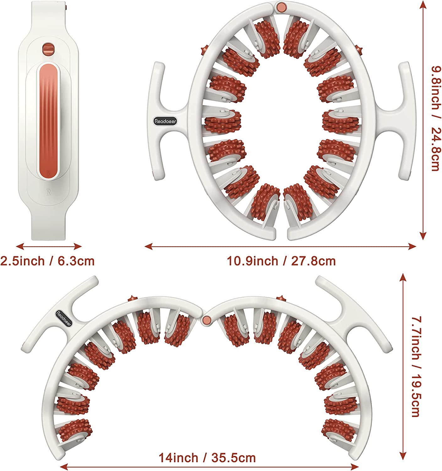 CelluEase | Handheld cellulitis massager – spierroller voor armen, benen, rug en voeten
