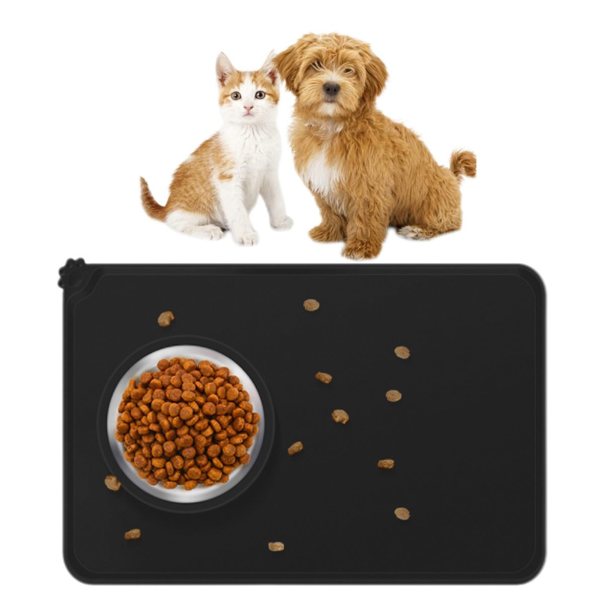 TrayMate | Siliconenmat voor huisdieren – antislip, morsbestendig, gemakkelijk schoon te maken placemat voor honden en katten