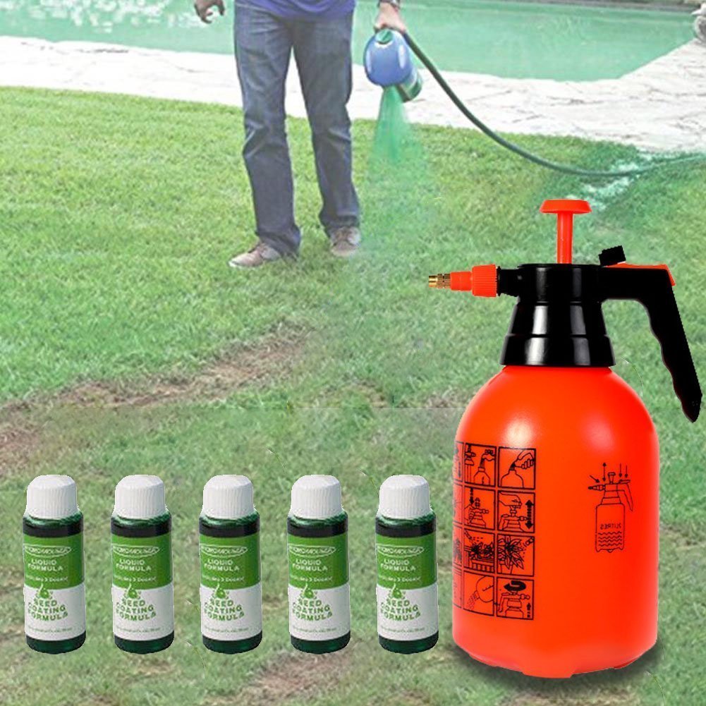 LawnBoost | Groen Gras Gazon Spray voor Dikke & Weelderige Gazons - Huishoudelijk Zaaisysteem