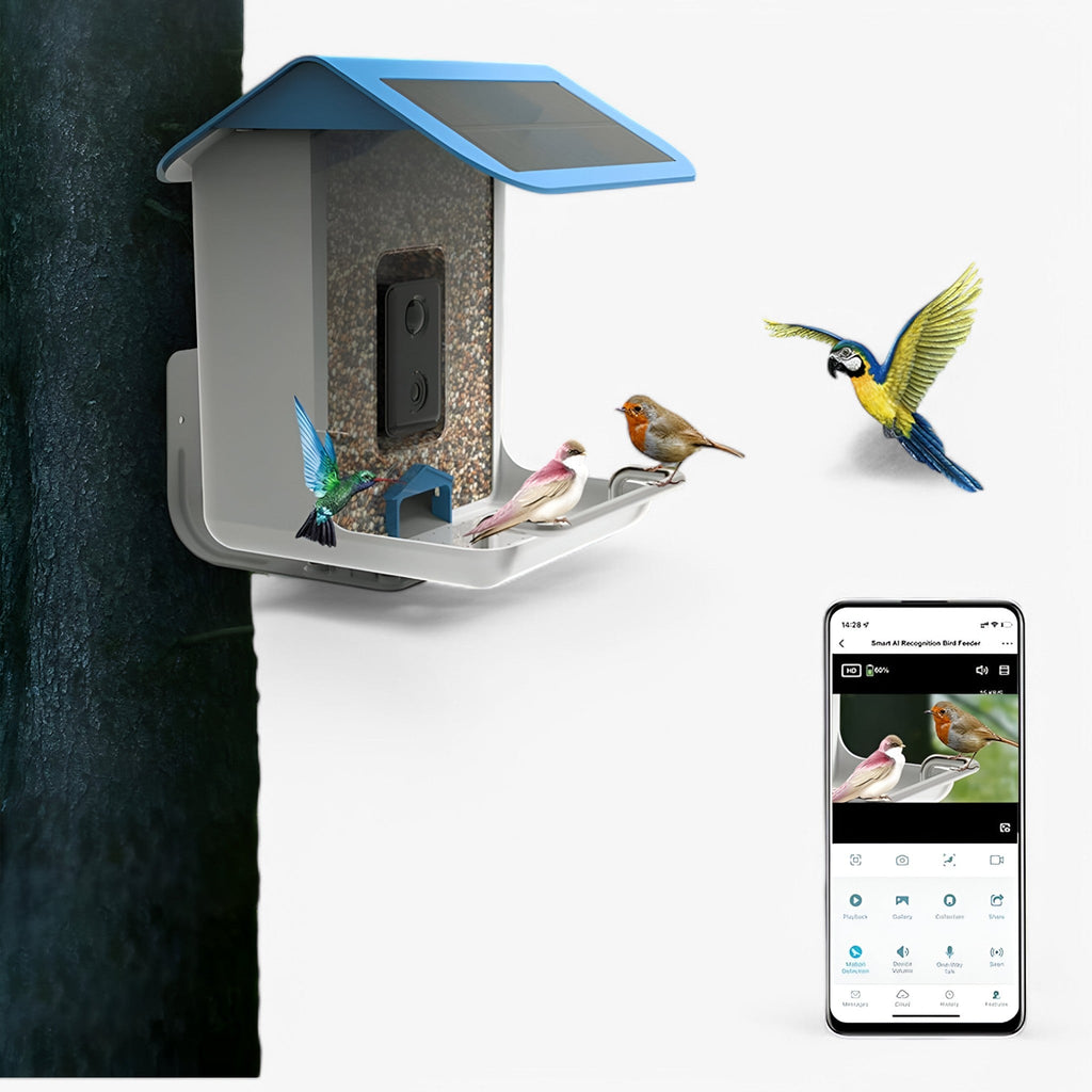 ChirpBox | Slimme vogelvoederbak met HD-camera – Observeer en voer vogels op een intelligente manier