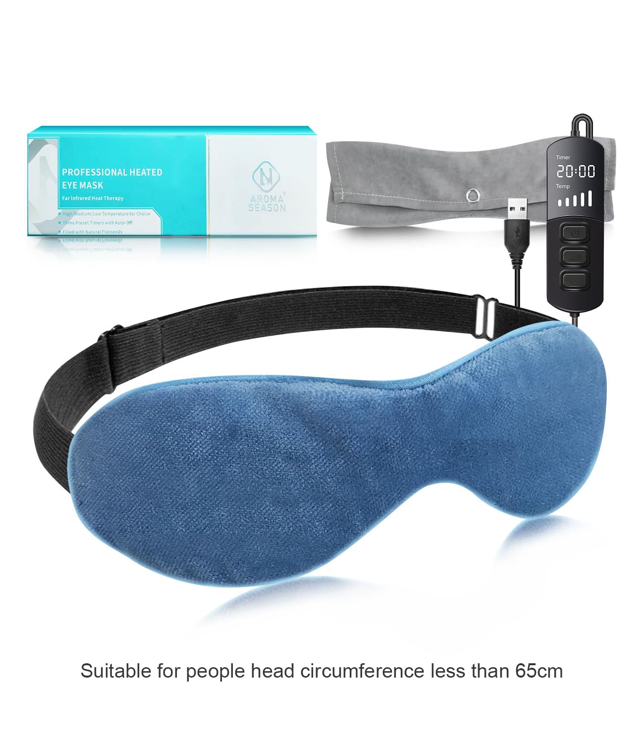 HydraHeat | Kalmerend oogmasker – Verwarmd kompres voor droge ogen, ontspanning en stressverlichting thuis