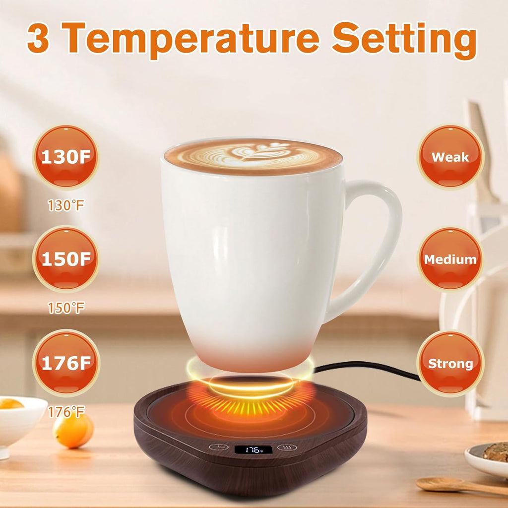 CuppaHeat | Elektrische Koffiemok Warmer Set – USB Verwarmer voor Koffie, Thee & Dranken