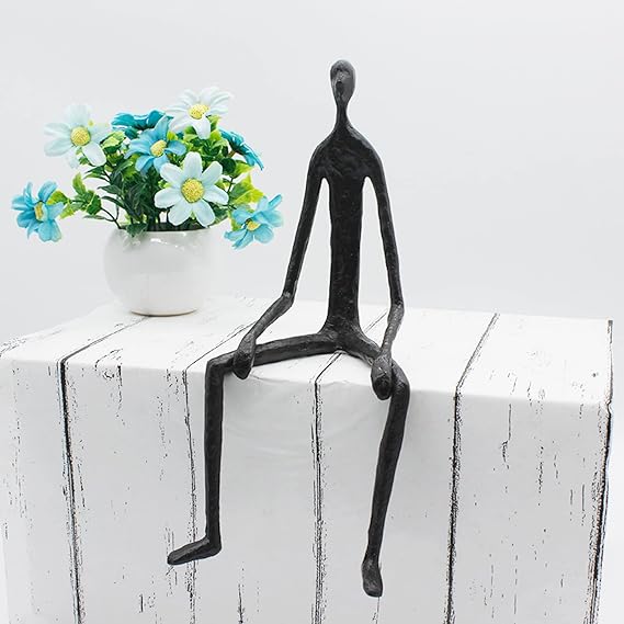 LuanGlow | Elegante Luan-sculptuur – Artistiek beeldje voor thuis en op kantoor