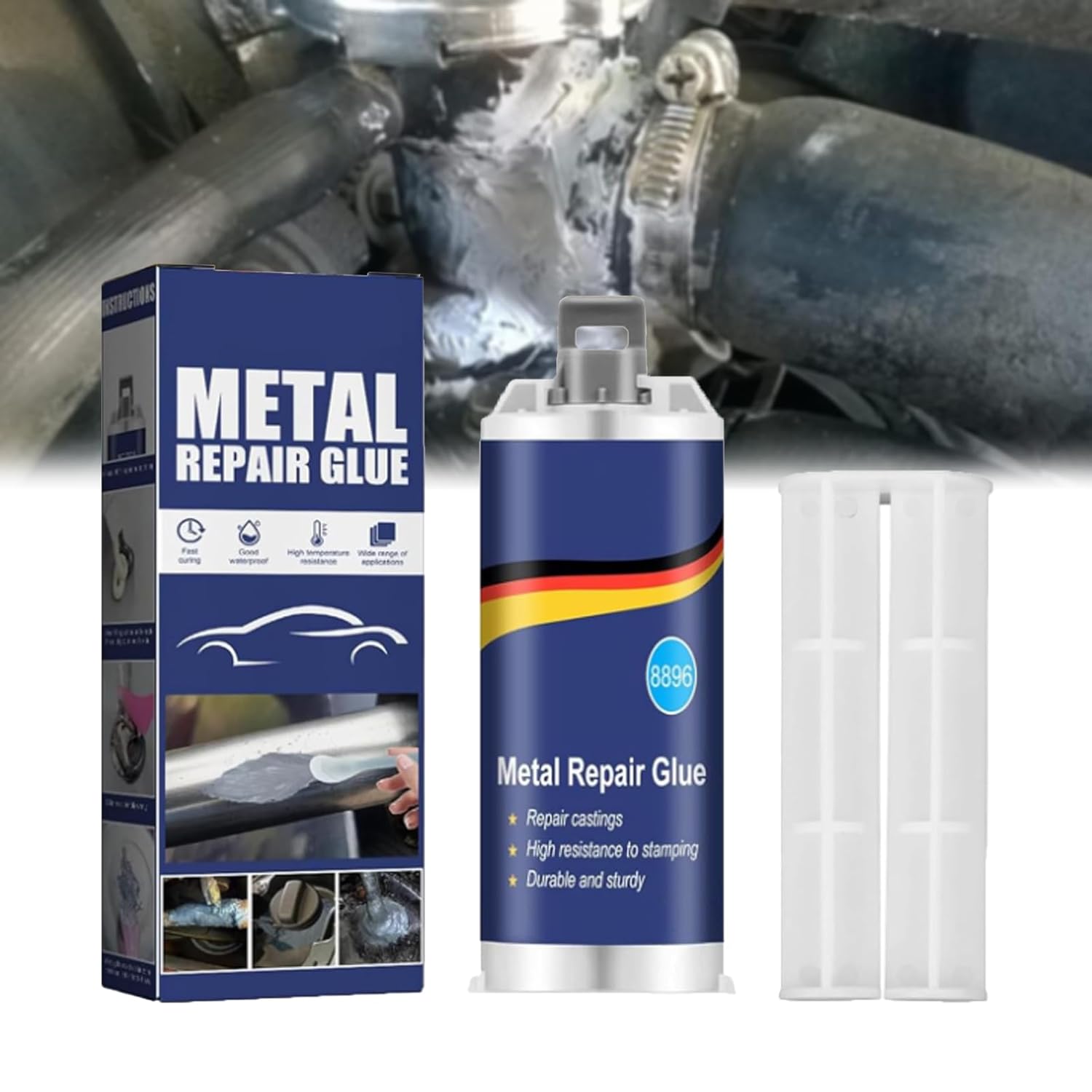 Bondix | Metaalreparatielijm - Industriële epoxylijm voor staal, aluminium, ijzer en meer