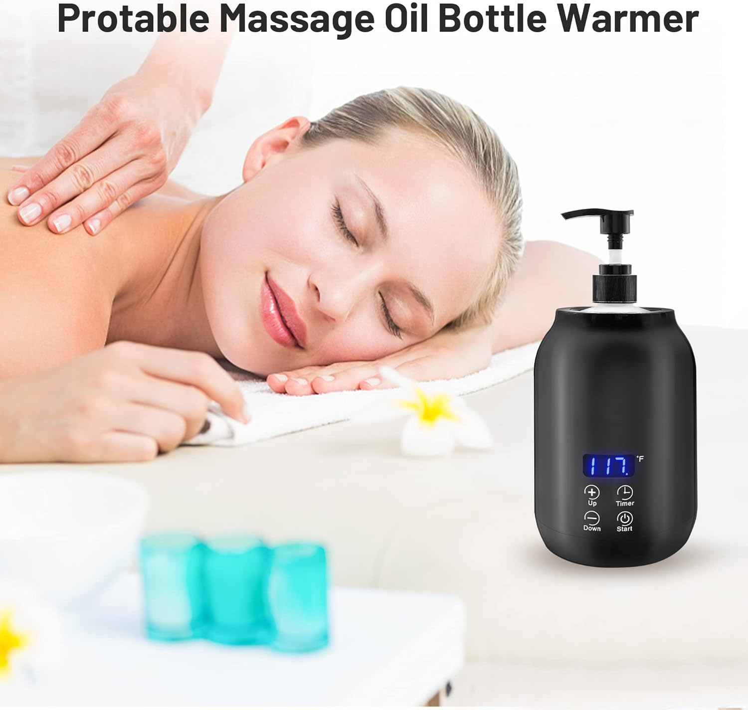 Zensa | Elektrische Massage Olieverwarmer - Draagbare Lotion Verwarmer Professioneel