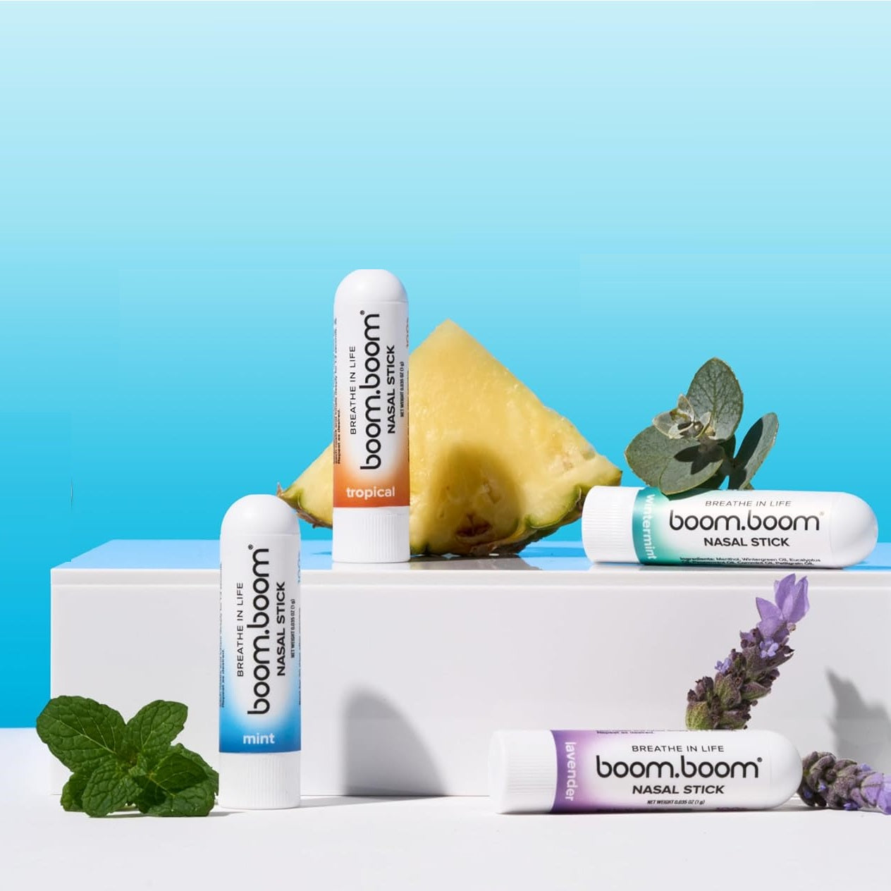 AirStick | Natuurlijke aromatherapie neussticks – Menthol & Eucalyptus voor snelle verfrissing van sinussen en ademhaling