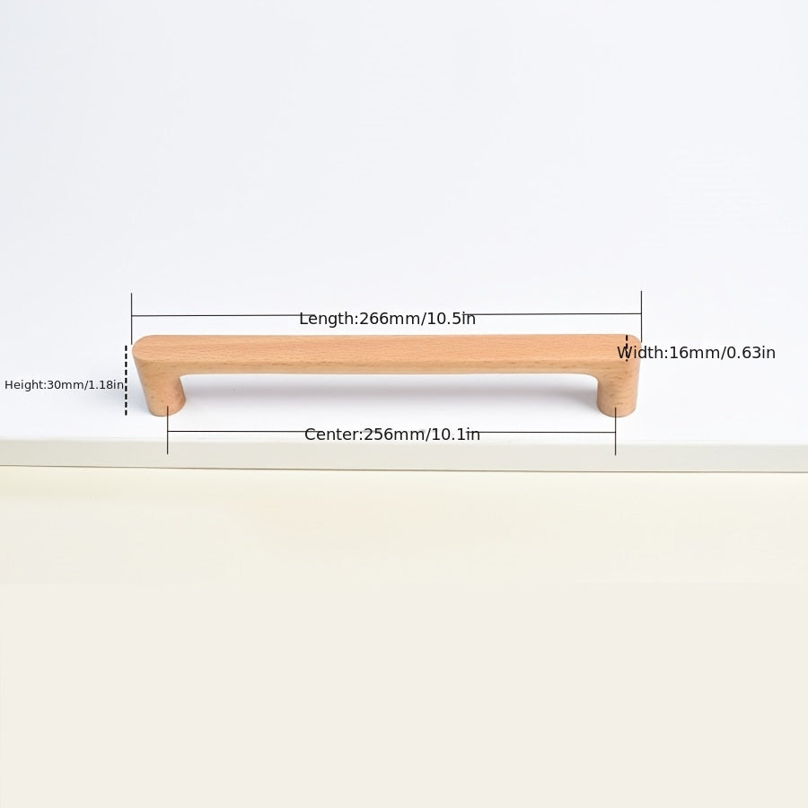 NaturaGrip | Houten kastgrepen – beuken en walnoot, moderne rustieke beslag