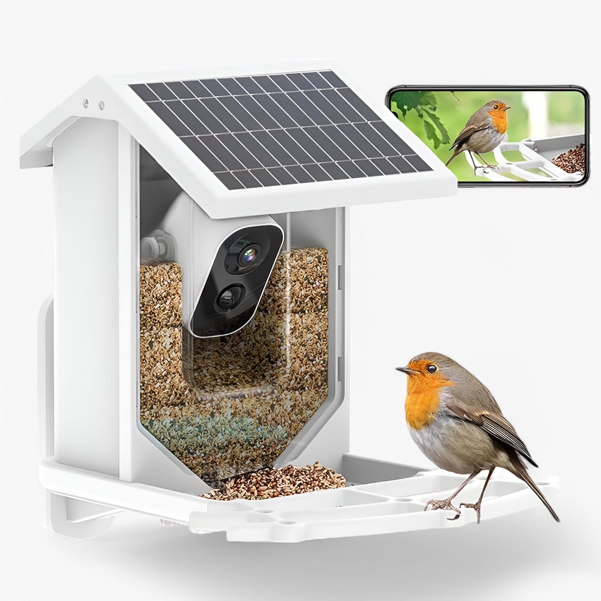ChirpBox | Slimme vogelvoederbak met HD-camera – Observeer en voer vogels op een intelligente manier
