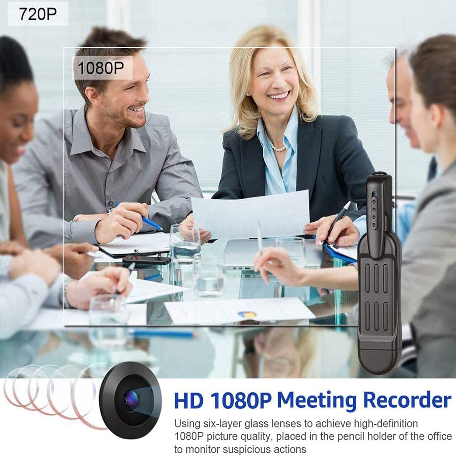 TinyLens | Compacte minicamera – Draagbare HD-video en foto's voor op reis