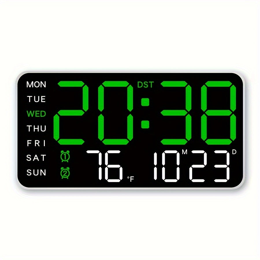 Digitix | Digitale wandklok - Multifunctionele elektronische display voor thuis