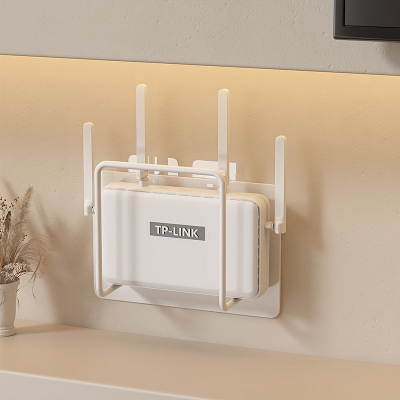 RouterShelf | Wandplank voor Router zonder Boren, Houder voor WiFi-router en Settopbox