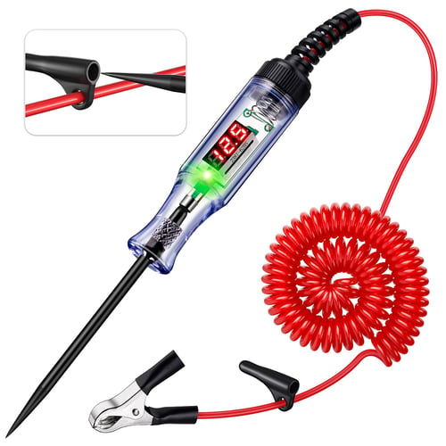 VoltSnap | Digitale Schakelingstester 3–48V DC LED Display – Auto Spannings Tester Pen