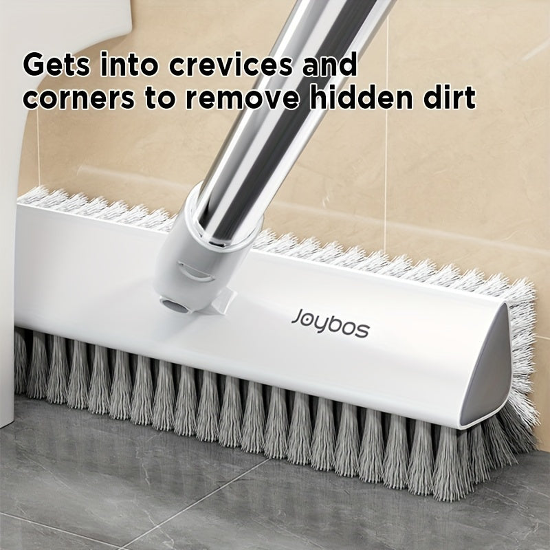 EdgeClean | Dubbelzijdige vloerschrobber met V-vormige kop – stijve borstelharen voor grondige reiniging