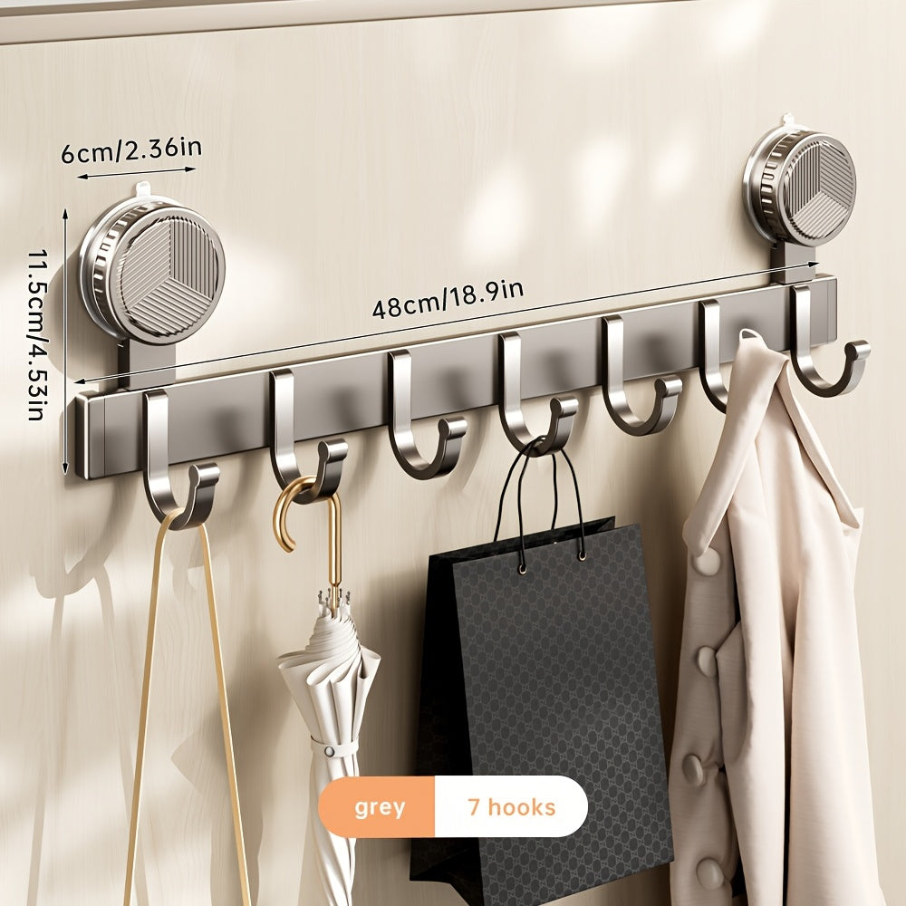 SureGrip | Zwaar uitgevoerde zuignaphaak – Deurorganizer voor handdoeken, jassen, sleutels