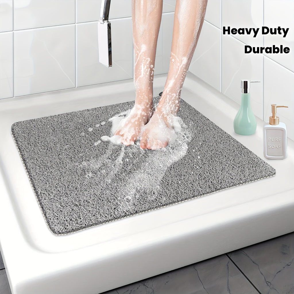 AquaGrip | Extra Grote Antislip Douchemat – Heavy Duty, Loofah-basis, Sneldrogende Badmat, Duurzaam