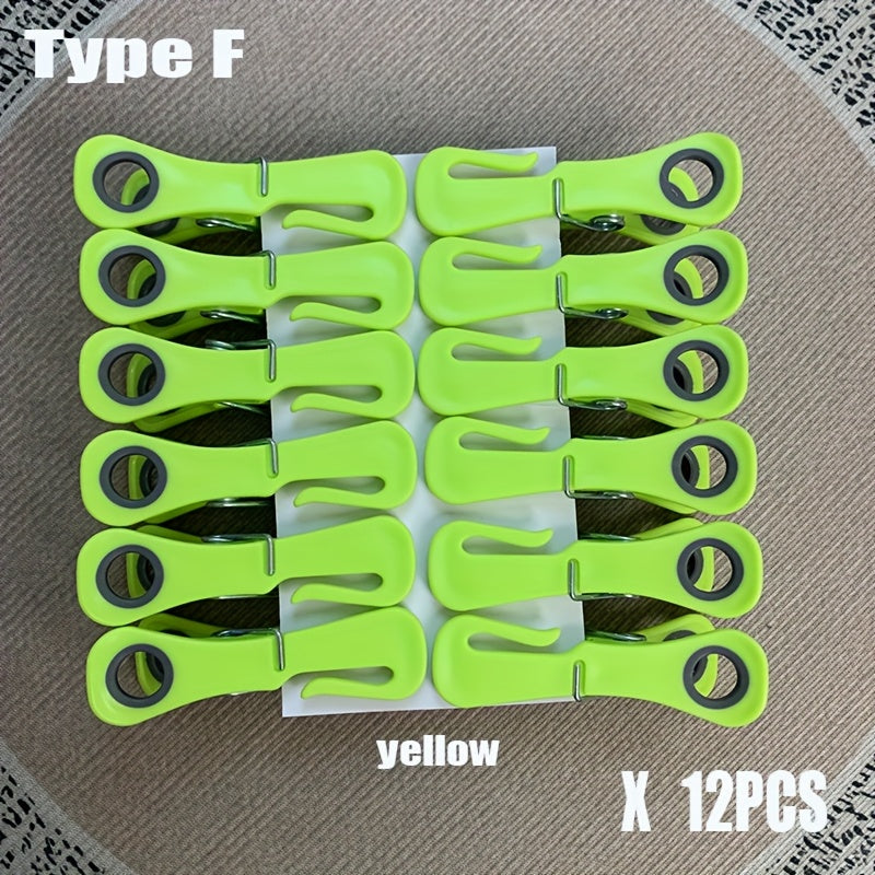 TurboClips | Extra sterke winddichte wasknijpers – duurzame plastic wasclips met stevige grip voor het drogen