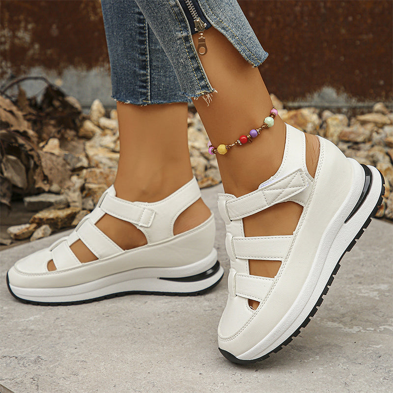 Calyra | Comfortabele Ondersteunende Sandalen – Verstelbare Klittenbandschoenen voor Wandelen