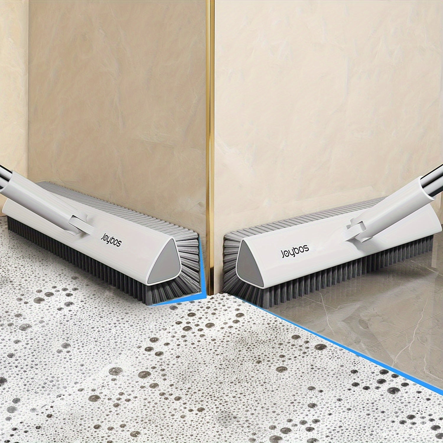 CleanSpin | 2-in-1 roterende voegen- en tegelreinigingsborstel voor badkamer, keuken en buiten