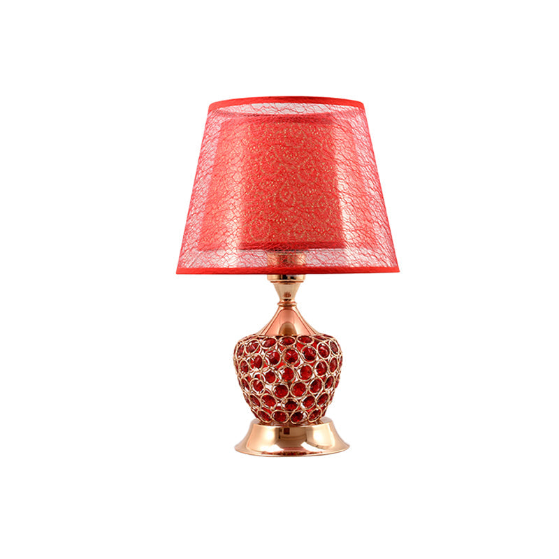 RetroLustre | Elegante kristallen ingebedde tafellamp