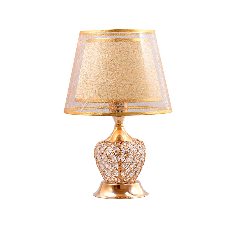 RetroLustre | Elegante kristallen ingebedde tafellamp