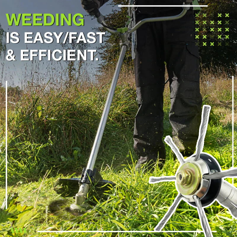 WeedBuster | Stalen draad grastrimmerkop – universele heavy-duty vervangingskop