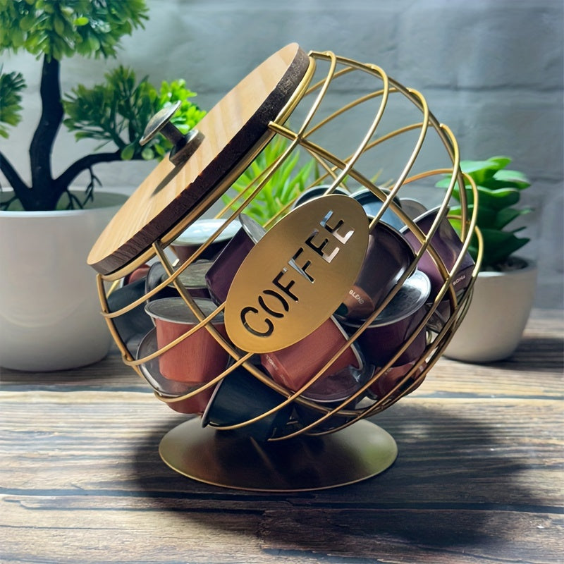 Vesca | Tilted Coffee Pod Caddy – Stylish Capsule Holder for Home Bar, Countertop, Espresso & Kitchen Organization