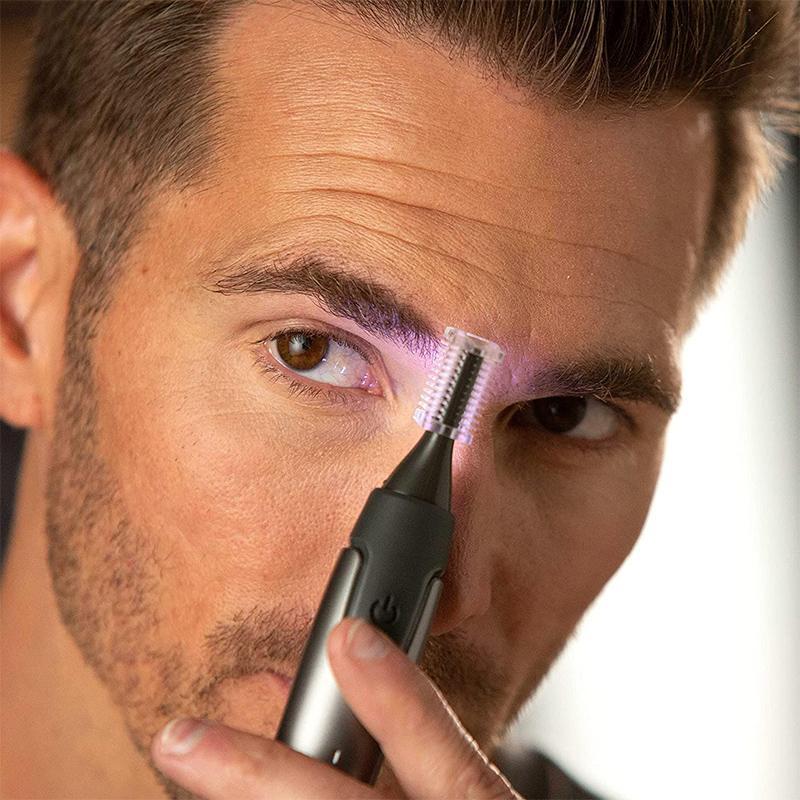 SlimTrim | Ultradunne elektrische precisietrimmer - snoerloze gezichtshaarverwijderaar voor mannen en vrouwen