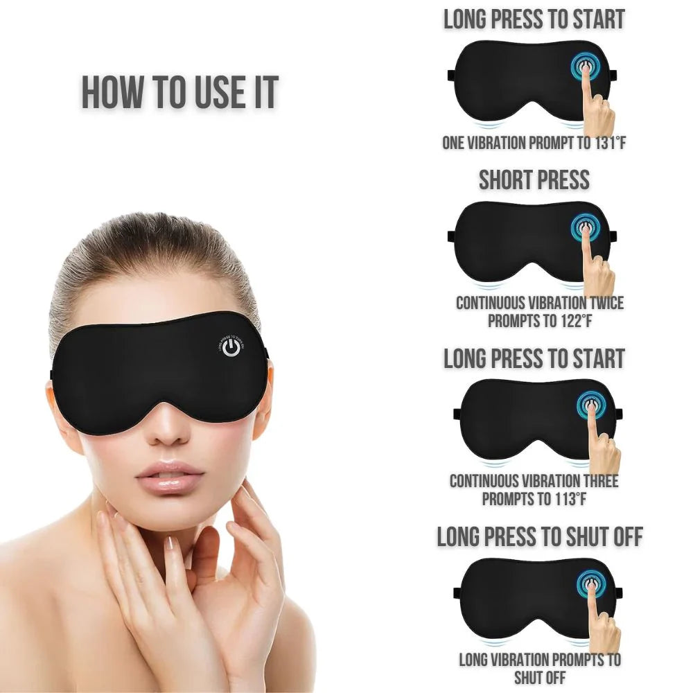 BlinkEase | Oplaadbare oogwarmer – Verlichting bij droge ogen en spanning