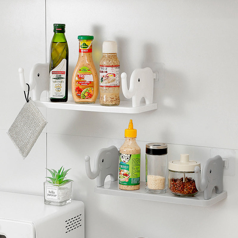 Shelfant | Opbergplank in de vorm van een olifant – leuk en functioneel, wandgemonteerd, duurzaam