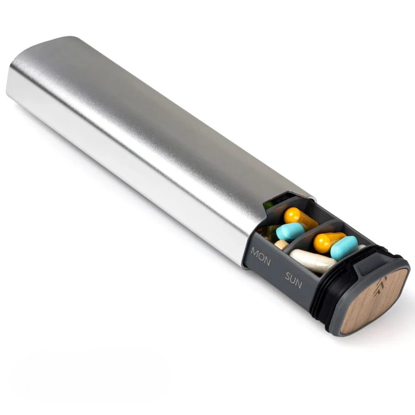 Pillara | Elegante 7-daagse pillendoos – Compacte, lekvrije weekorganizer voor medicijnen